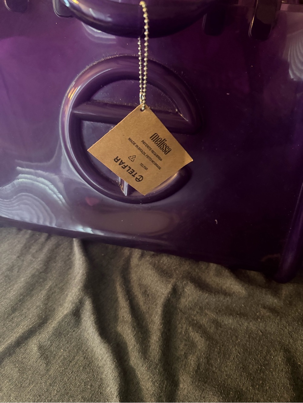 Melissa Shiny Deep Purple Bath & Body Accessory Case